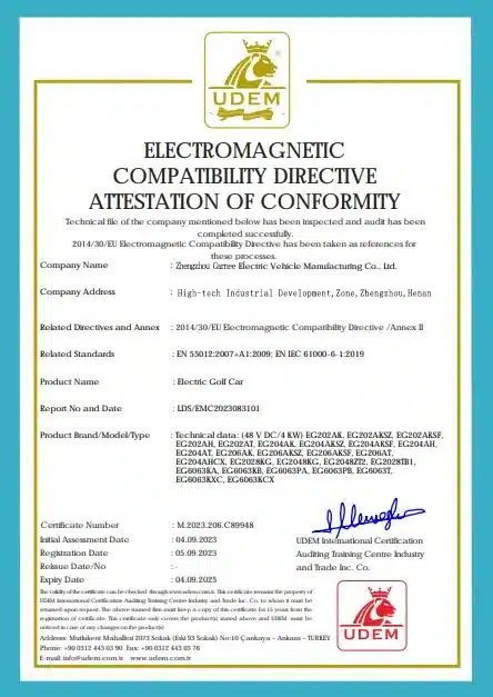 CE-Certificate-Electric-Golf-Cart