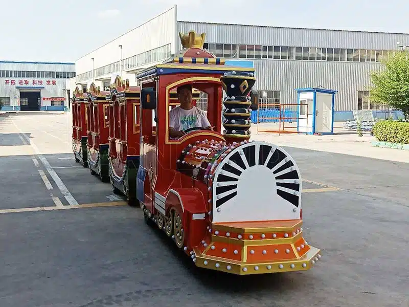 14 Seats Crown Trackless Train For Sale