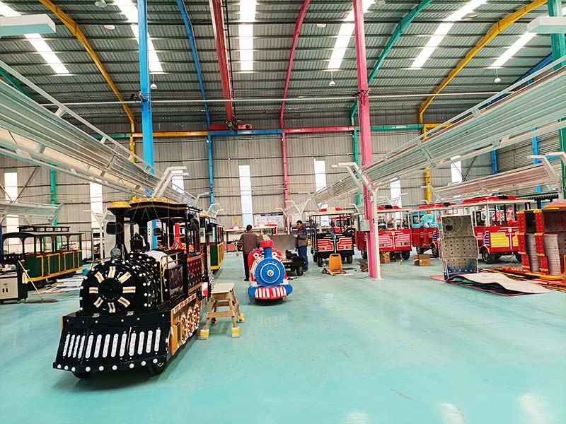 Amusement Train Rides Factory Workshop Carnee Rides
