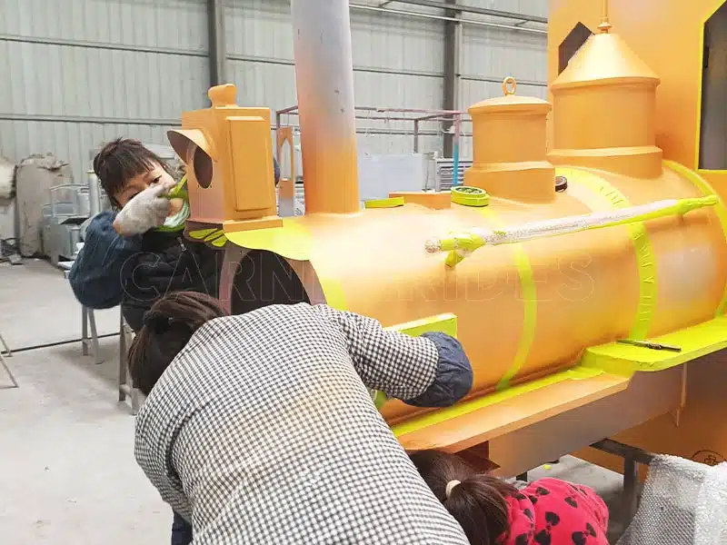 Spray Painting Process