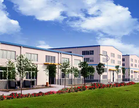 Carnee Rides amusement ride factory exterior view during early development stage