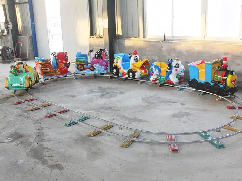 6 Seats Animal Kids Train with Track