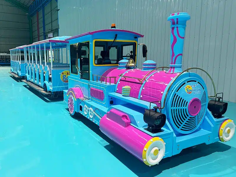 12 Inch Train 72 Seats Luxury Large Trackless Train for Sale | Customizable & Eco ...
