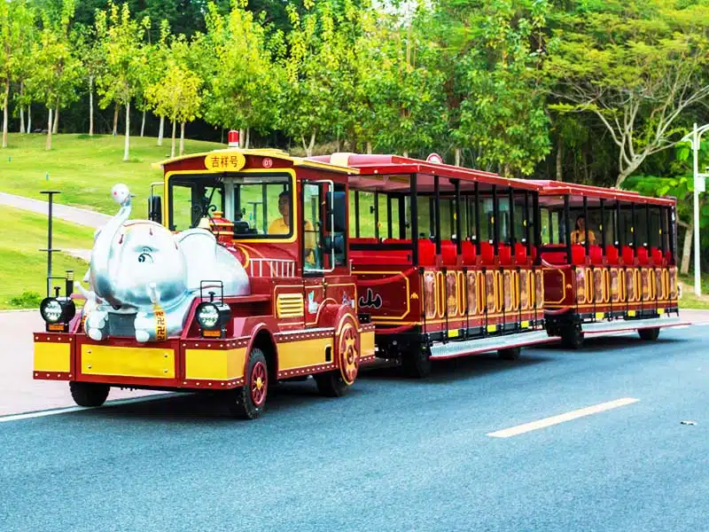 72 Seats Lucky Trackless Train Project in South Korea