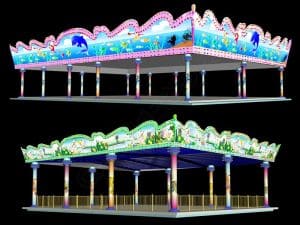 Bumper Car Roof Drawing