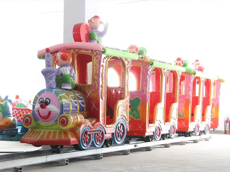 Mini Train Wheel Ride Clown Mini Track Train Ride For Sale | Popular Kiddie Ride
