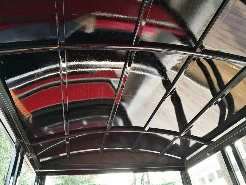 42 Kursi Kereta Tanpa Rel Merah Hitam | Resor | Kebun Binatang | Mal ...