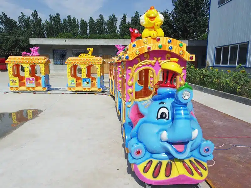 Electric Kids Track Train Ride