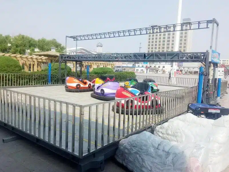 Trailer Mounted Track Kids Bumper Car For Sale