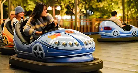 Durable electric bumper cars suitable for indoor and outdoor amusement parks