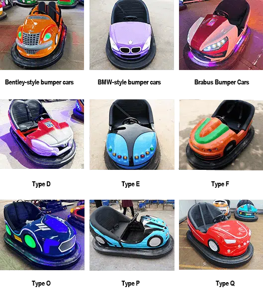 best selle bumper cars styles