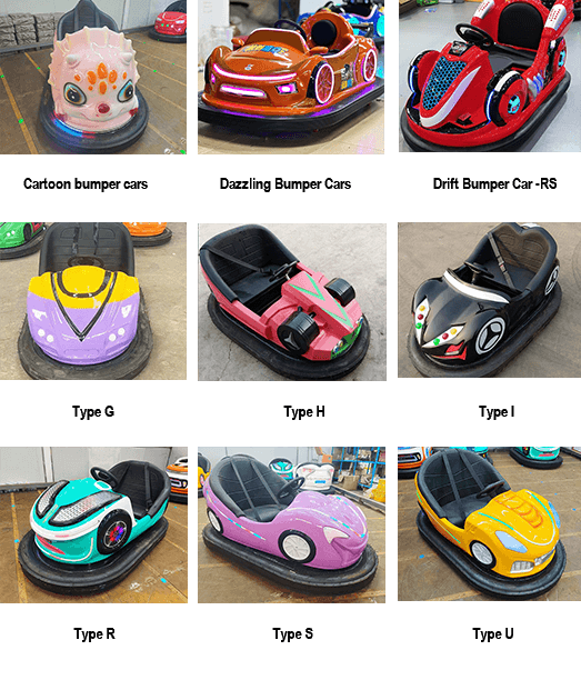 different design styles for electric bumper cars