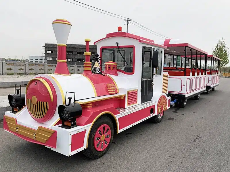 42 Seats Trackless Tourist Train in Russia