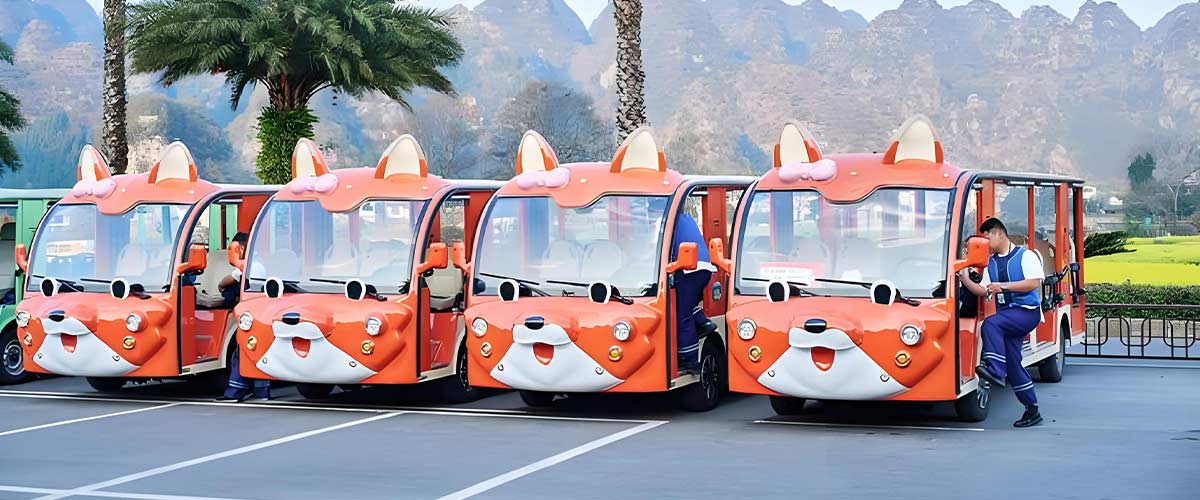 mini electric shuttle bus for amusement park