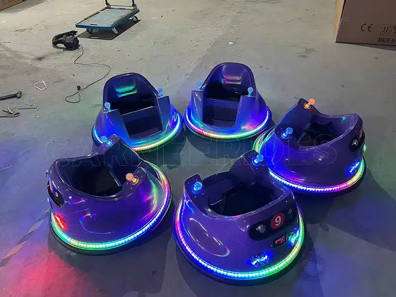 12-volt inflatable bumper cars for kids