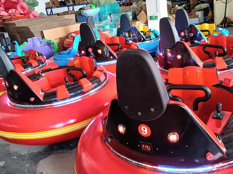12 Inflatable Bumper Cars with a Complete Arena Delivered to the USA