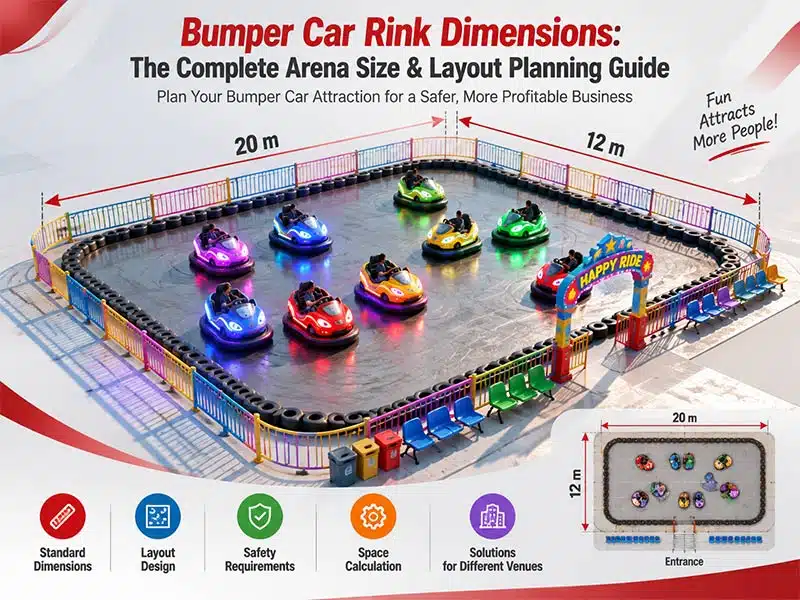 Bumper Car Rink Dimensions: The Complete Arena Size & Layout Planning Guide (2026)