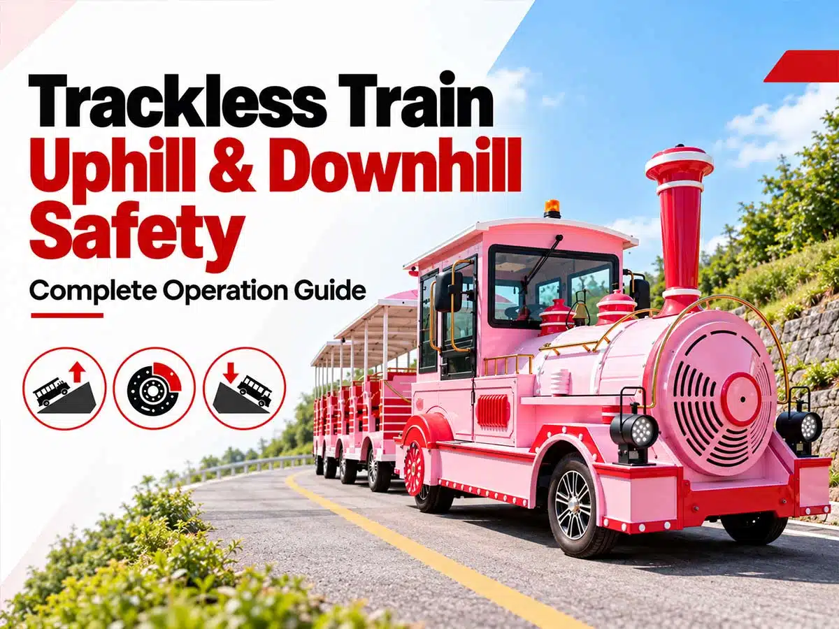 How to Safely Operate a Trackless Train on Uphills and Downhills: Complete Operation Guide